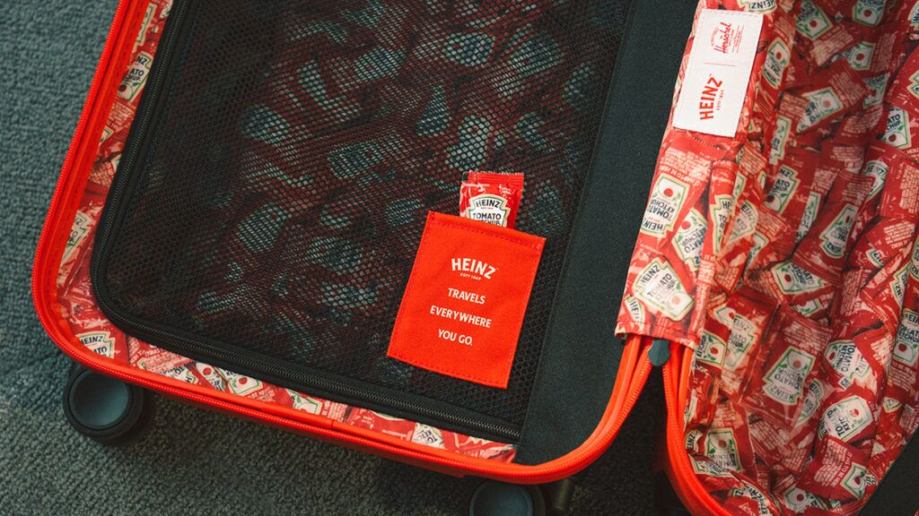 Heinz Collabs With Herschel Supply on Luggage That Resembles a